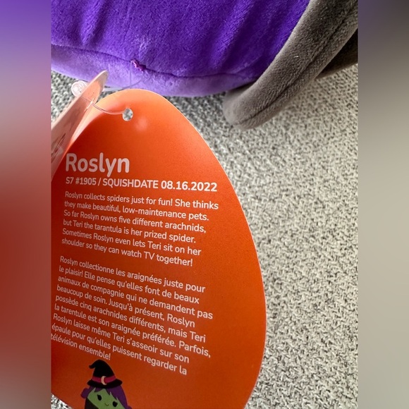 Nwt 👻 7" Roselyn the Witch  Halloween Green Purple - Picture 4 of 6